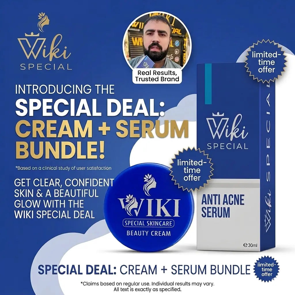 Wiki Special Cream & Acne Serum - Mega Deal 3