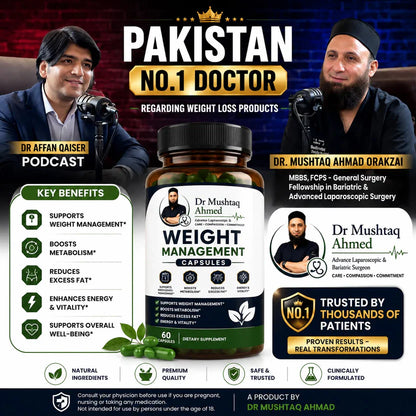 Weight Management Capsules By Doc Mushtaq.