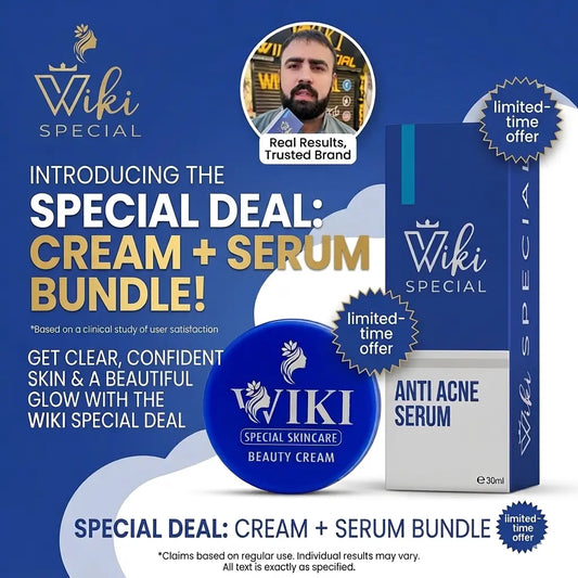 Wiki Special Cream & Acne Serum - Mega Deal 3